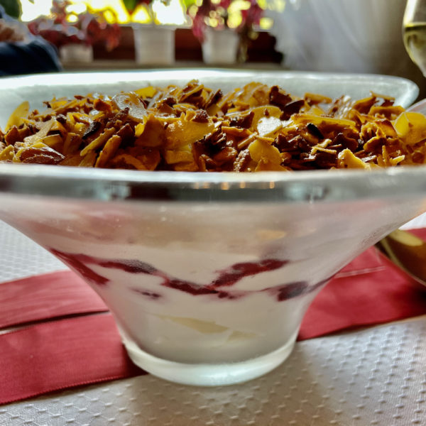 Himbeer-Mandel - Ein sommerlich erfrischendes Dessert - Claudias Welt